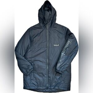 Timberland Men's Black Hooded lightweight Jacket Size Mens Medium